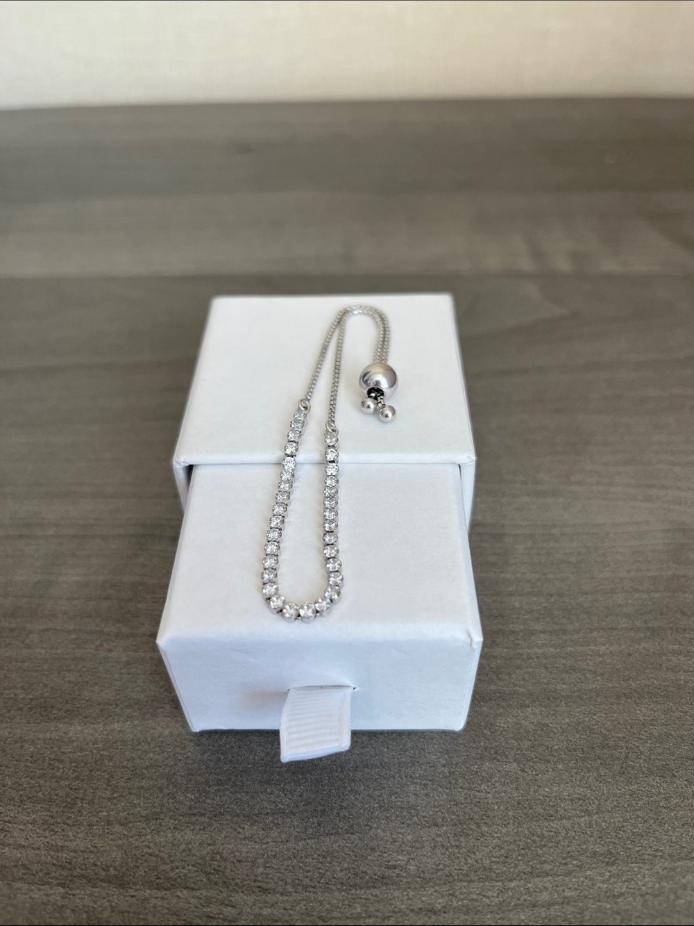 PANDORA SPARKLING SLIDER TENNIS BRACELET